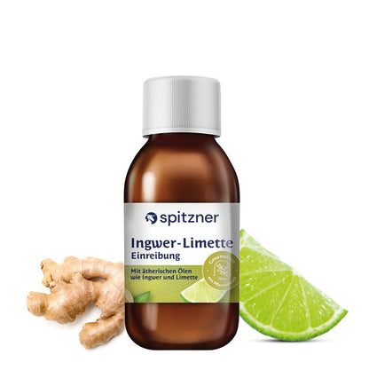 Einreibung Ingwer-Limette