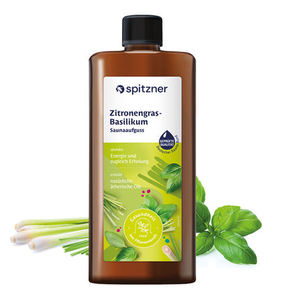 Saunaaufguss Zitronengras-Basilikum