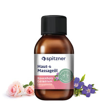 Haut- und Massageöl Rosenholz-Geranium